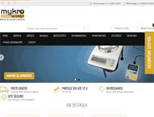 Tablet Screenshot of mykrowaage.com.br